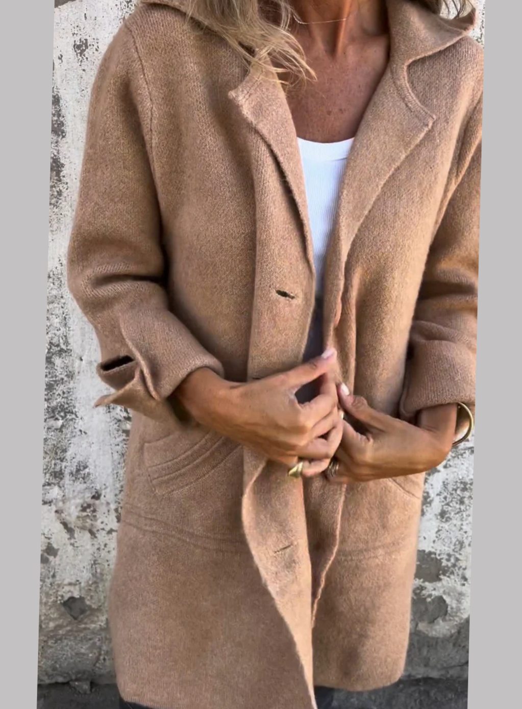 Cardigan Femme Oversize | Coupe Décontractée & Boutonnage