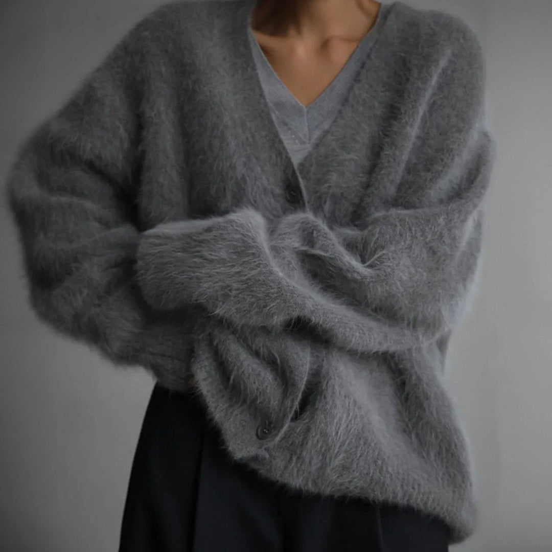 Gilet Femme Oversized | Col V & Chaleur Agréable