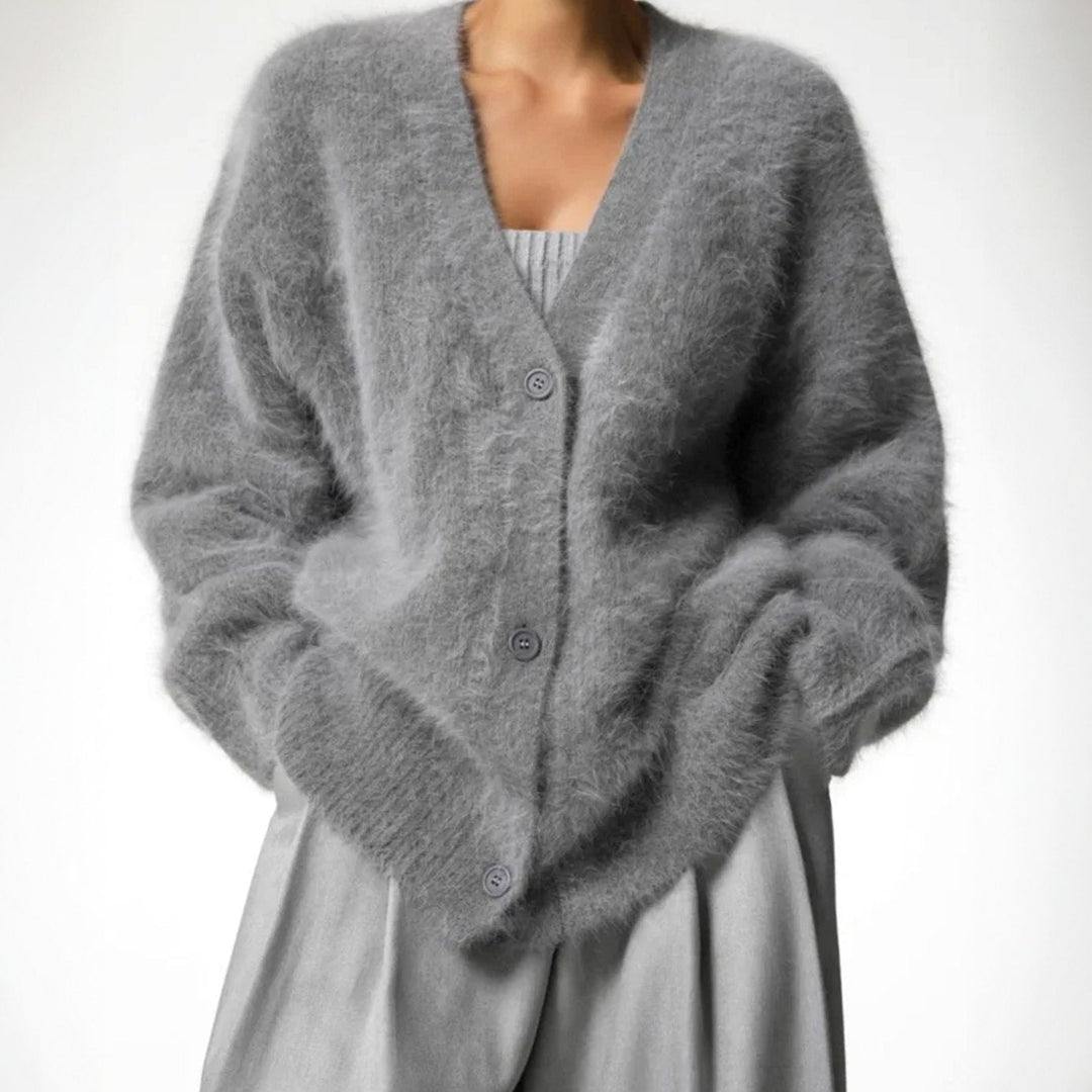 Gilet Femme Oversized | Col V & Chaleur Agréable
