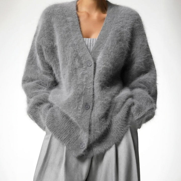 Gilet Femme Oversized | Col V & Chaleur Agréable