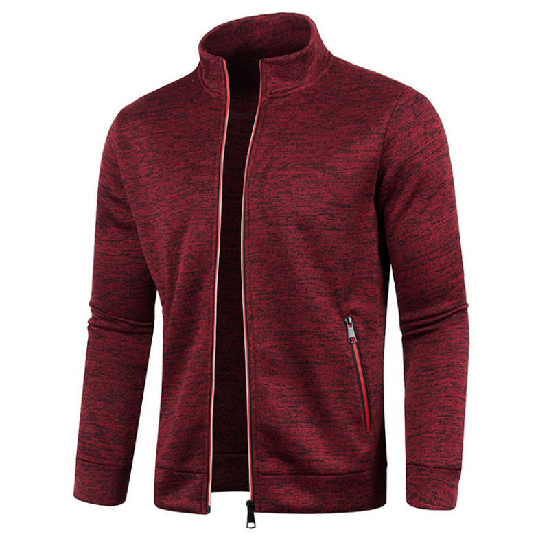 Veste en tricot pour hommes | Col montant & Chaleureuse