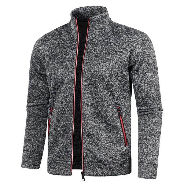 Veste en tricot pour hommes | Col montant & Chaleureuse