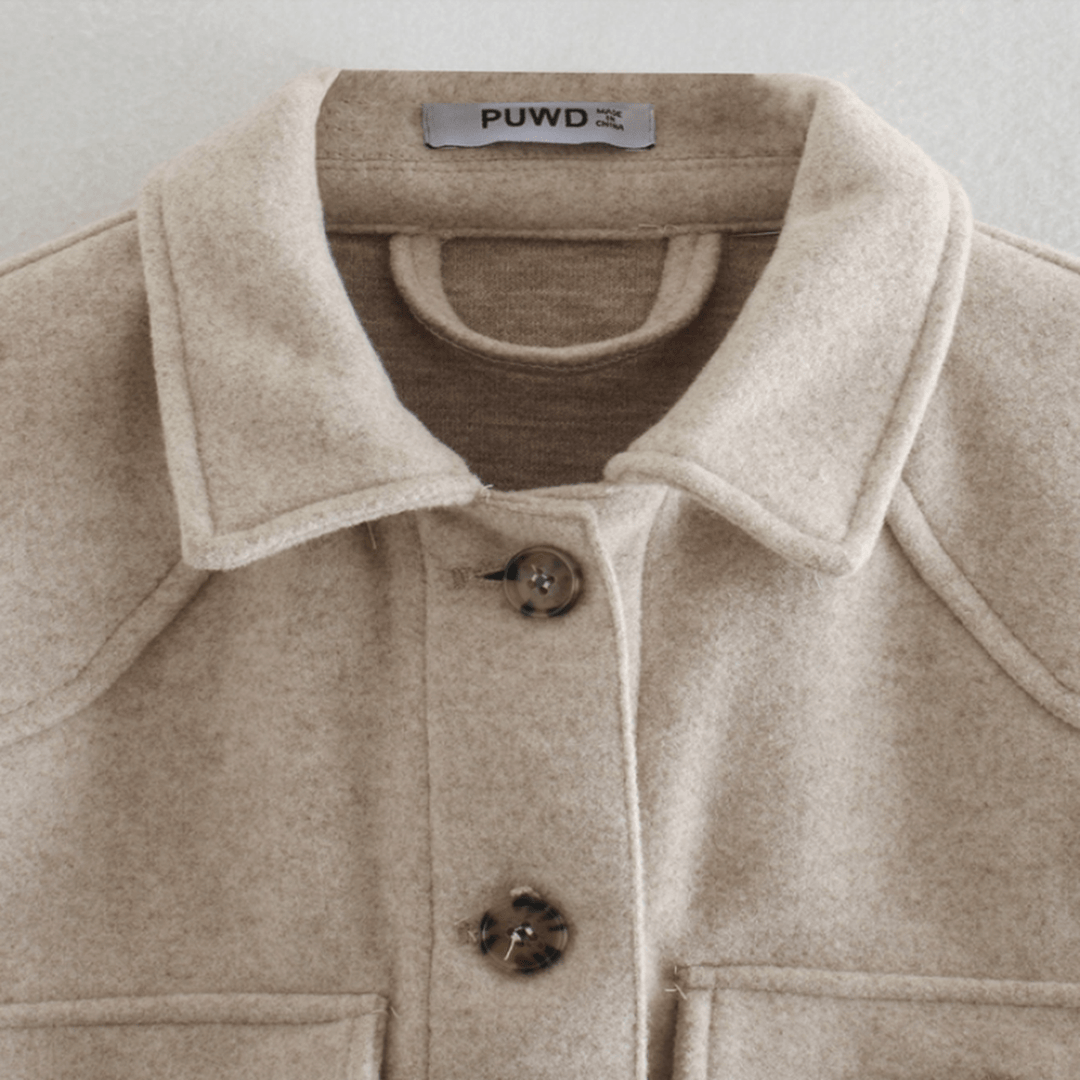 Veste de transition femme | Manteau court femme | Ceinture à nouer pour une chaleur stylée