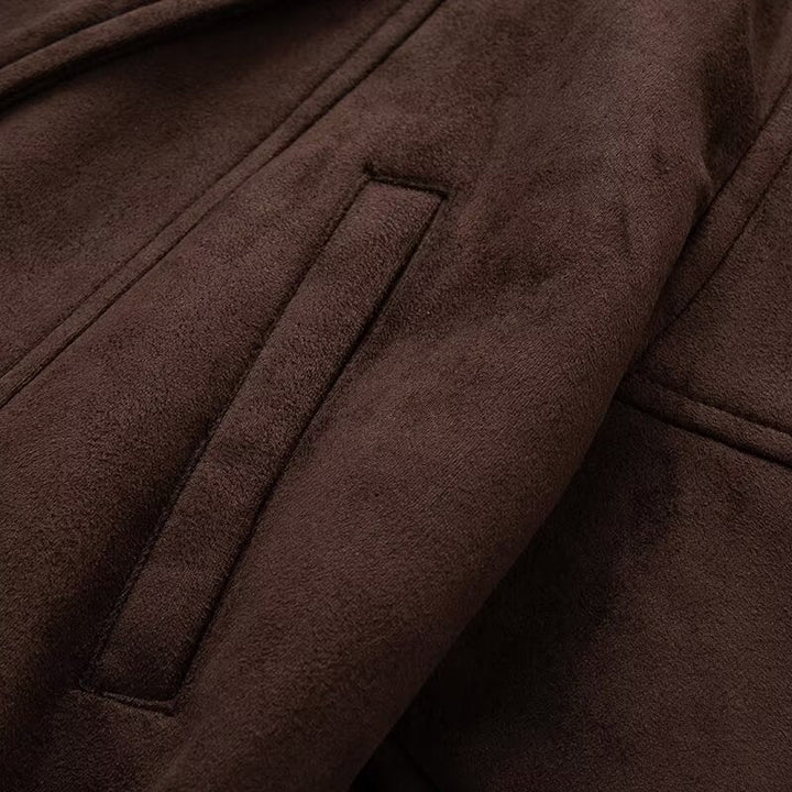 Veste de transition femme | Manteau court femme | Ceinture à nouer pour une silhouette élégante
