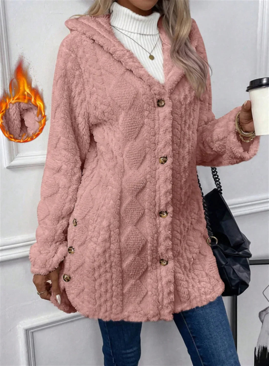 Veste de transition femme | Manteau femme | Patte de boutonnage & confort thermique