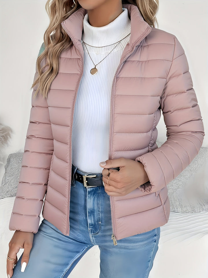 Veste de transition femme | Col montant & chaleur légère