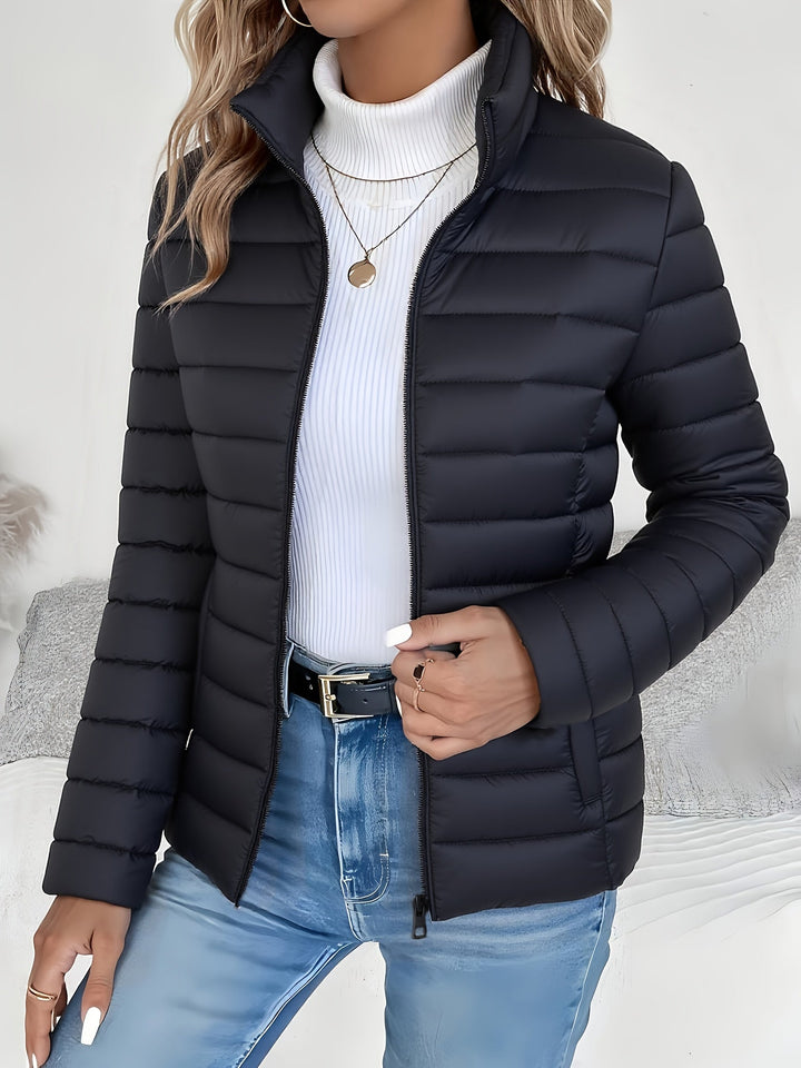 Veste de transition femme | Col montant & chaleur légère