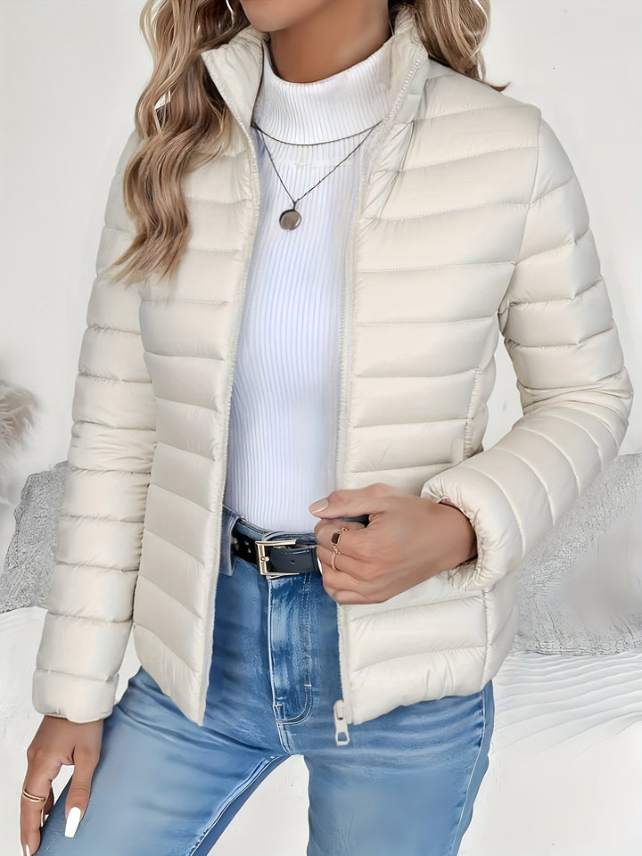Veste de transition femme | Col montant & chaleur légère