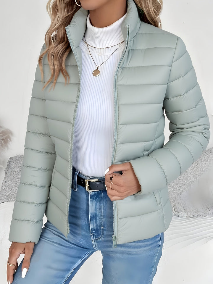 Veste de transition femme | Col montant & chaleur légère