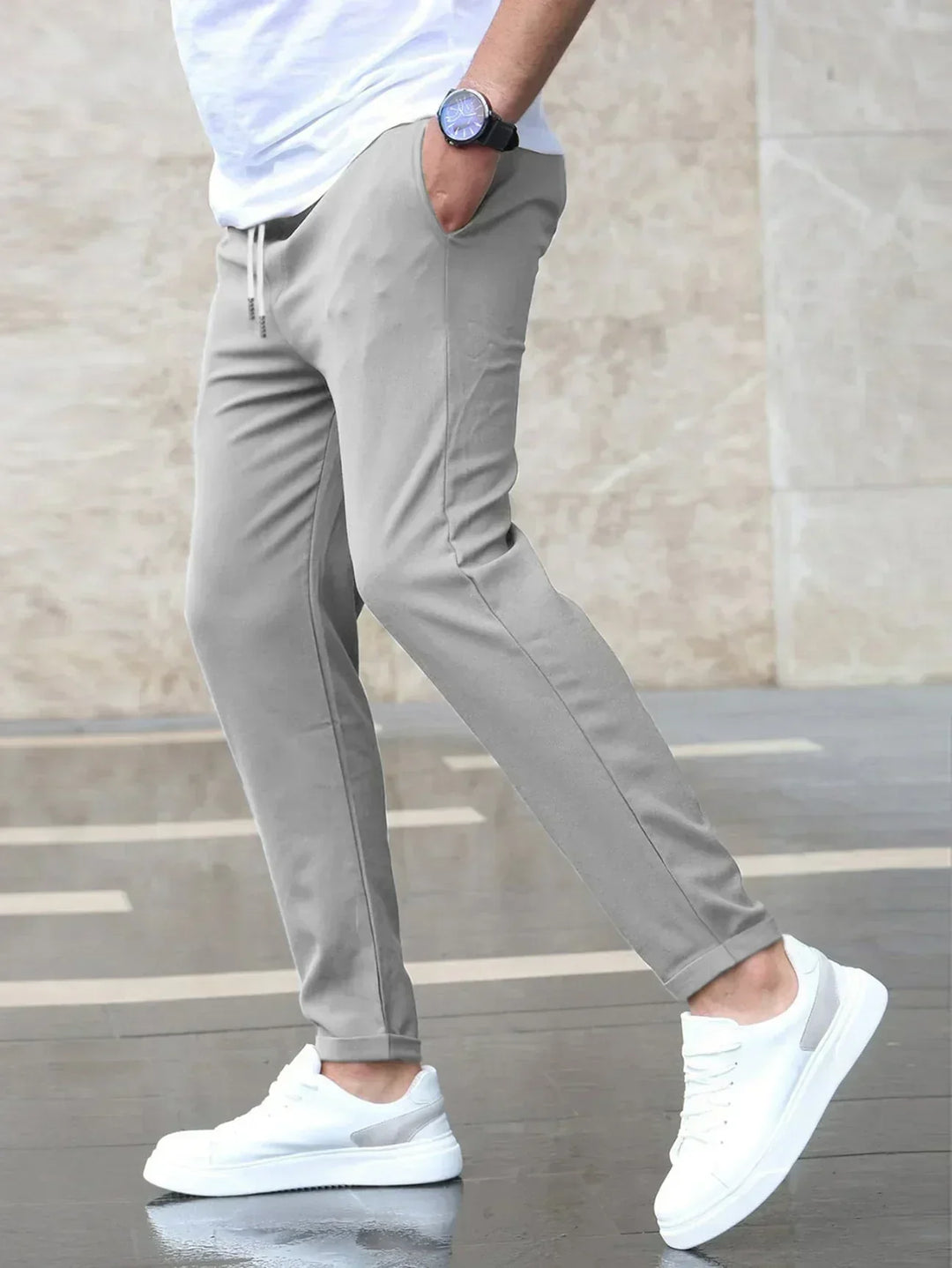 Théo | Pantalon jogging slim fit taille ajustable homme