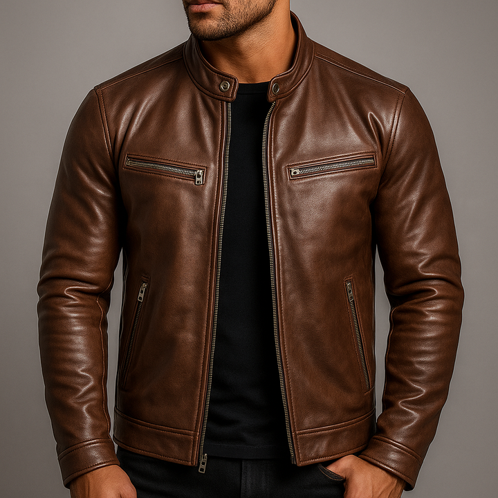 Veste Vintage Homme | Coupe Courte & Quatre Poches