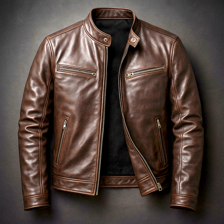 Veste Vintage Homme | Coupe Courte & Quatre Poches