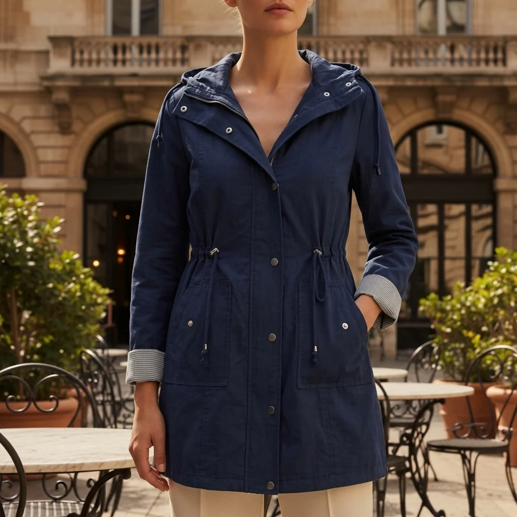 Veste d'hiver Femme | Capuche & Cordon de serrage