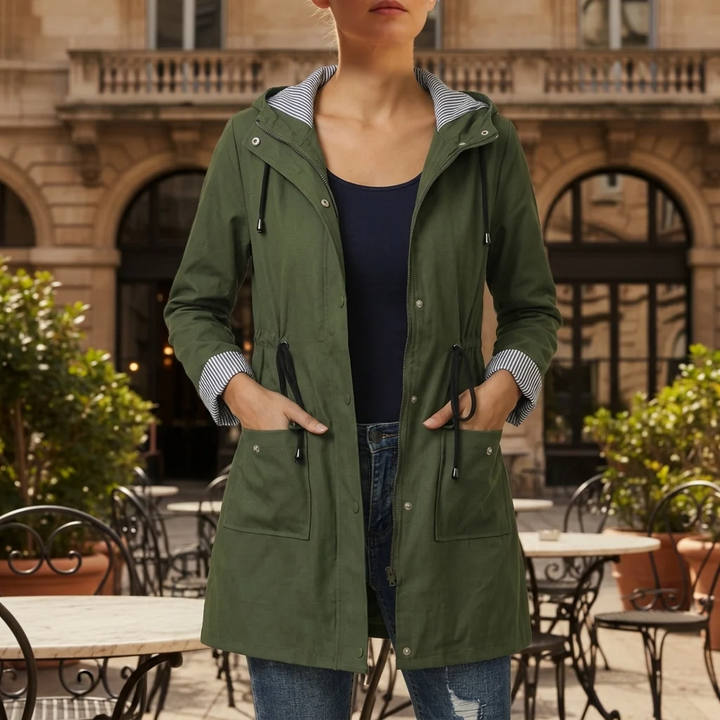 Veste d'hiver Femme | Capuche & Cordon de serrage