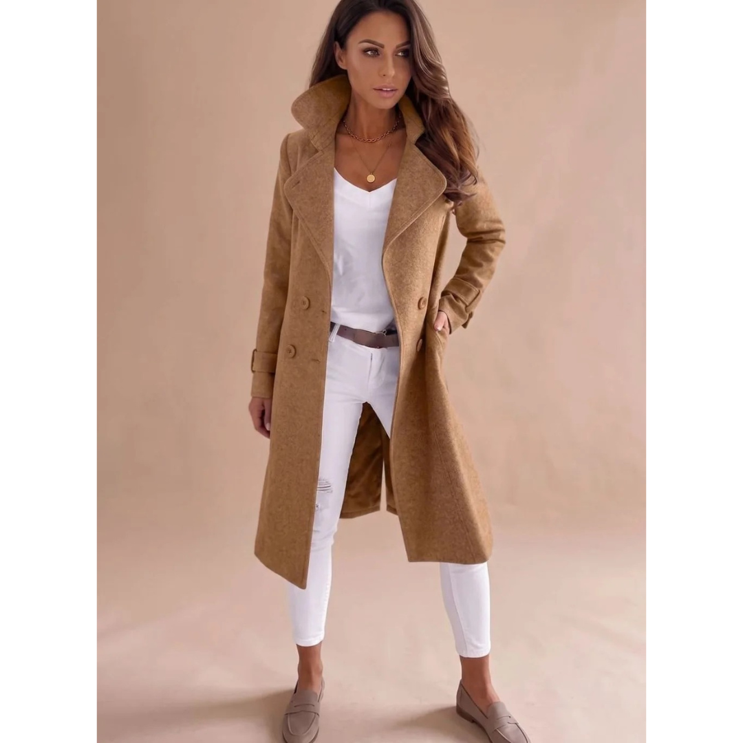 Veste d'hiver Femme | Coupe Longue & Col Classique