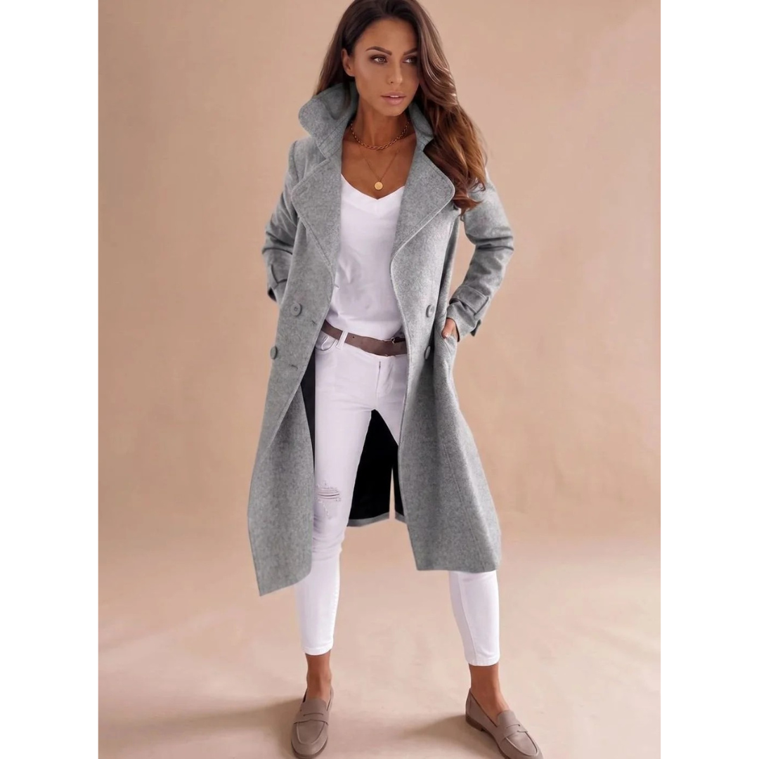 Veste d'hiver Femme | Coupe Longue & Col Classique