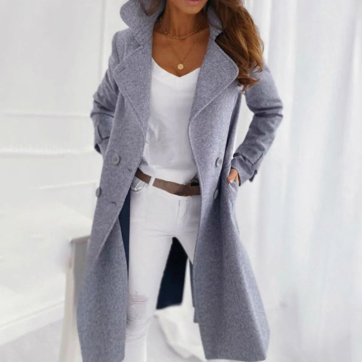 Veste d'hiver Femme | Coupe Longue & Col Classique