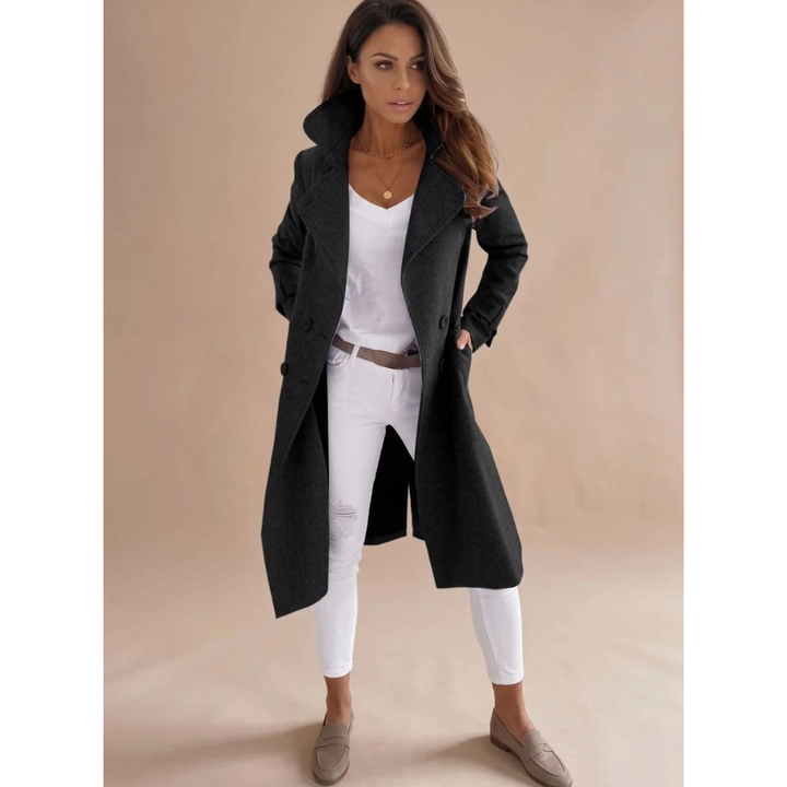 Veste d'hiver Femme | Coupe Longue & Col Classique
