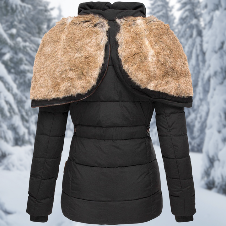 Veste d'hiver Femme | Doudoune Femme | Capuche & Poches zippées pour protection contre les intempéries