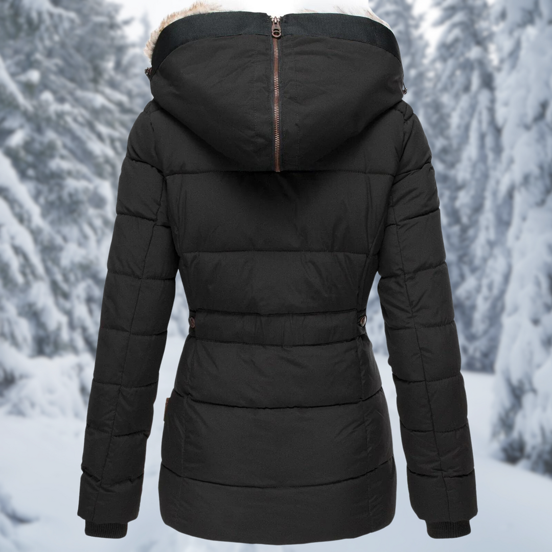 Veste d'hiver Femme | Doudoune Femme | Capuche & Poches zippées pour protection contre les intempéries