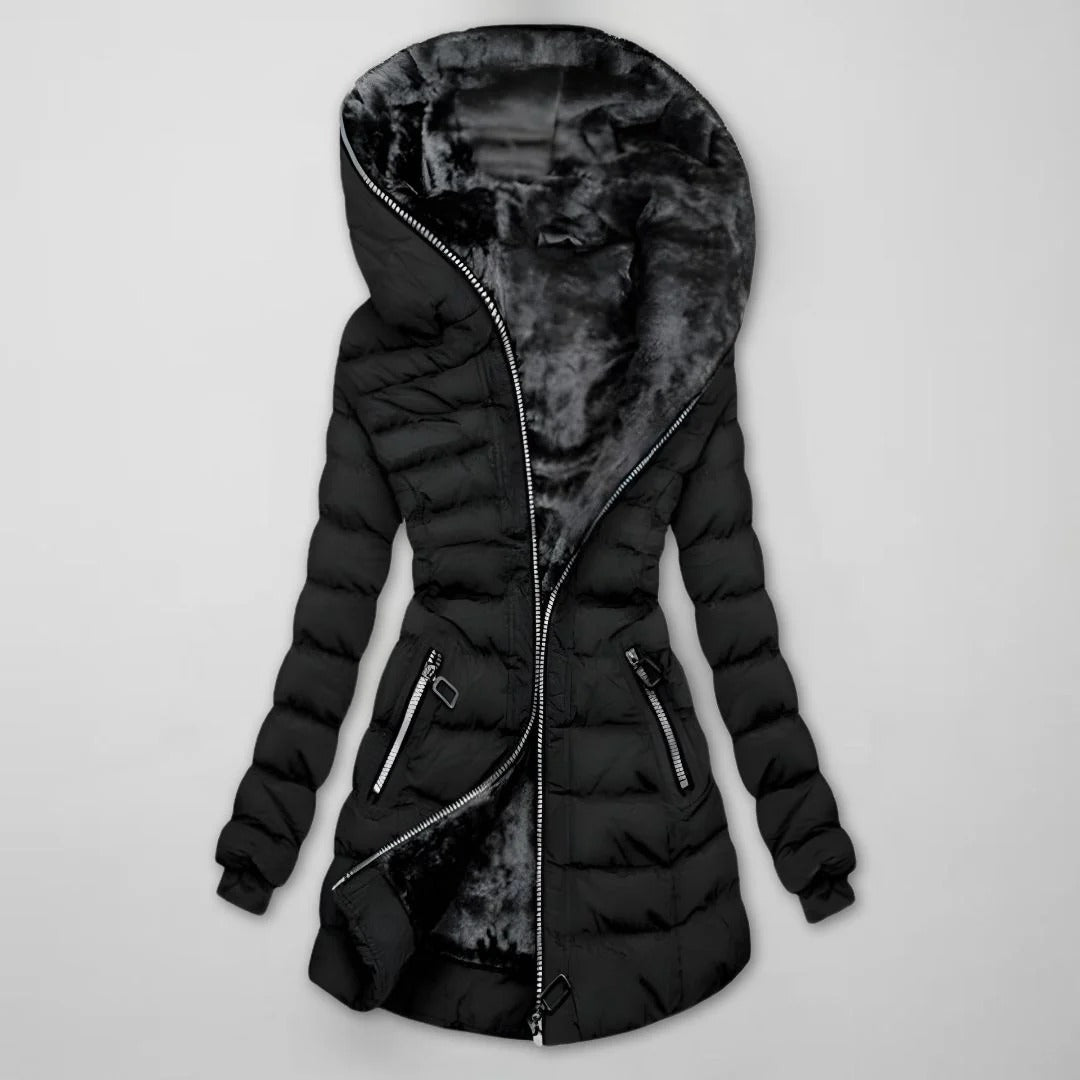 Veste d'hiver Femme | Coupe cintrée & Capuche