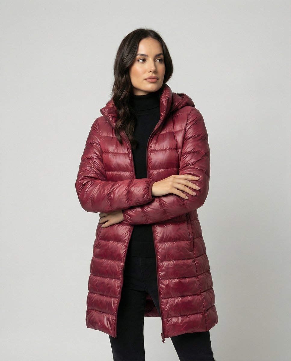 Veste d'hiver Femme | Ultra-légère avec capuche