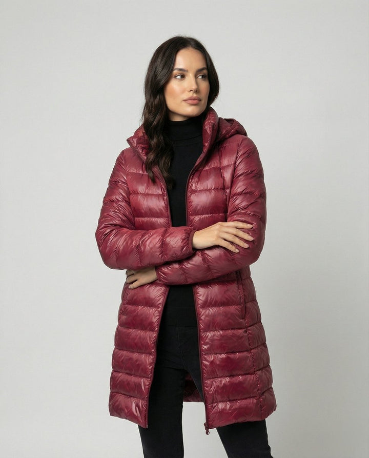 Veste d'hiver Femme | Ultra-légère avec capuche