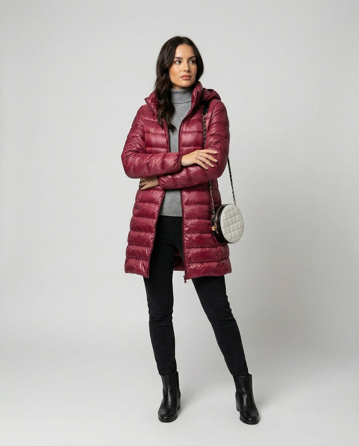 Veste d'hiver Femme | Ultra-légère avec capuche