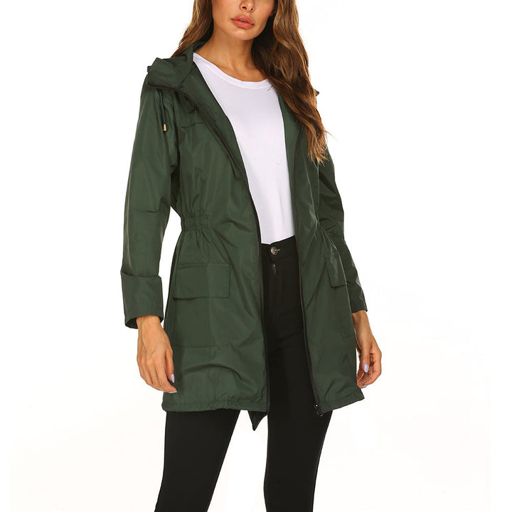Veste d'hiver Femme | Imperméable avec Capuche