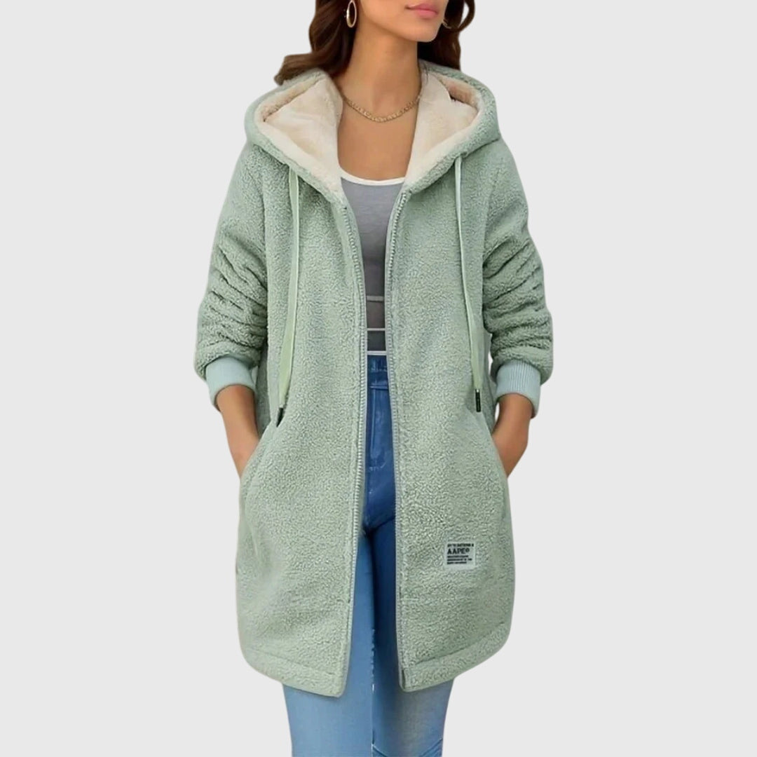 Veste d'hiver femme avec capuche | Chaude & Douillette
