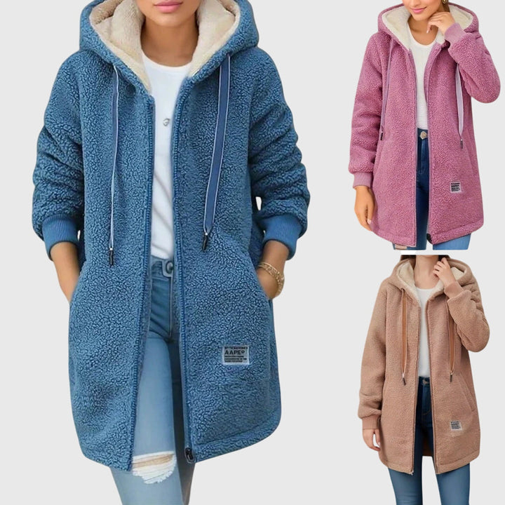 Veste d'hiver femme avec capuche | Chaude & Douillette