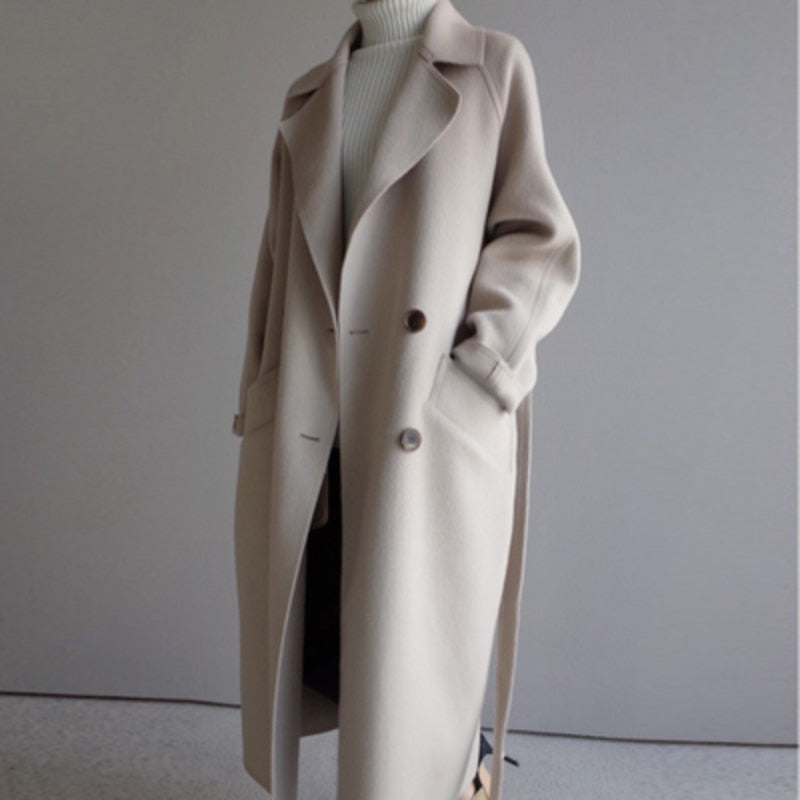 Manteau d'hiver pour femmes | Ceinture à nouer pour une silhouette cintrée