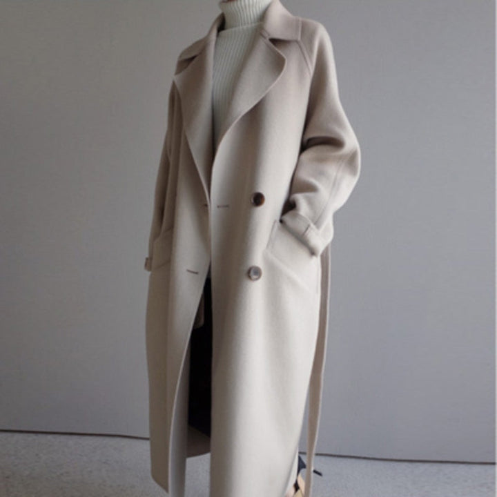 Manteau d'hiver pour femmes | Ceinture à nouer pour une silhouette cintrée