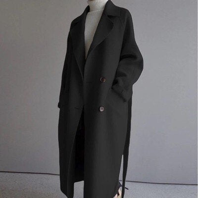 Manteau d'hiver pour femmes | Ceinture à nouer pour une silhouette cintrée