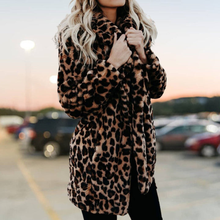 Manteau d'hiver femme design à motifs | Doux et chaud