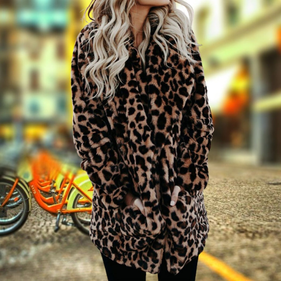 Manteau d'hiver femme design à motifs | Doux et chaud