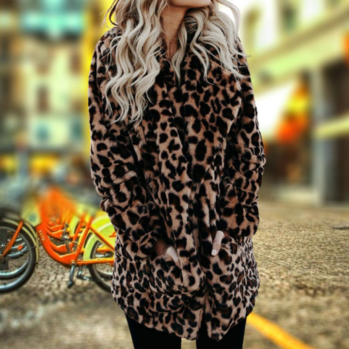 Manteau d'hiver femme design à motifs | Doux et chaud
