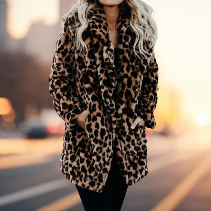 Manteau d'hiver femme design à motifs | Doux et chaud