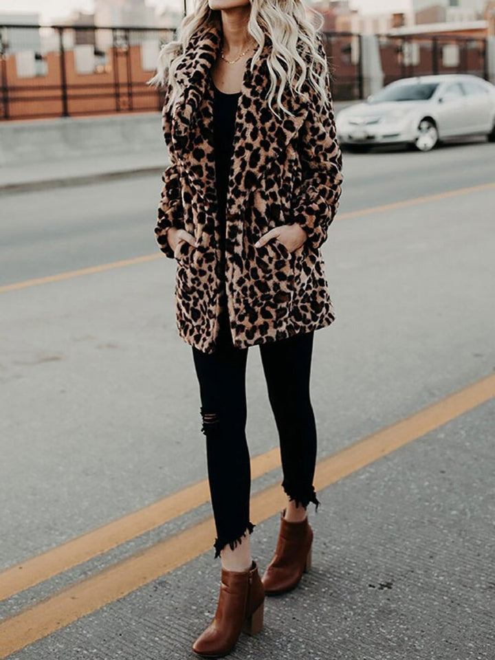 Manteau d'hiver femme design à motifs | Doux et chaud