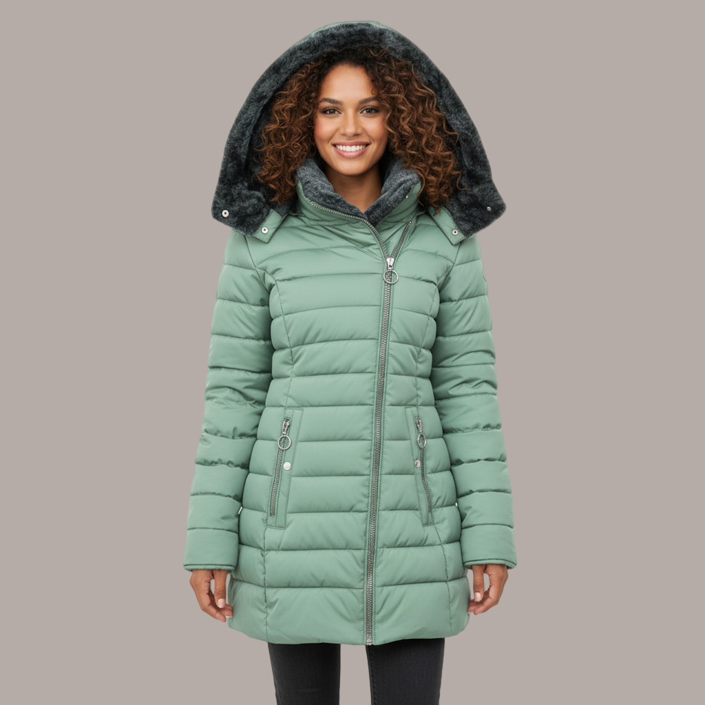 Manteau d'hiver pour femmes | Doublure en fourrure douce & Aspect élégant