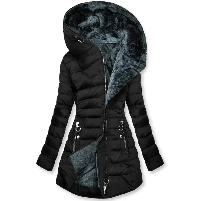 Manteau d'hiver pour femmes | Doublure en fourrure douce & Aspect élégant