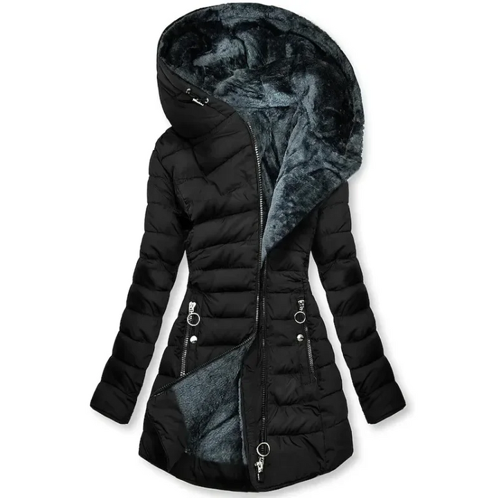 Manteau d'hiver pour femmes | Doublure en fourrure douce & Aspect élégant
