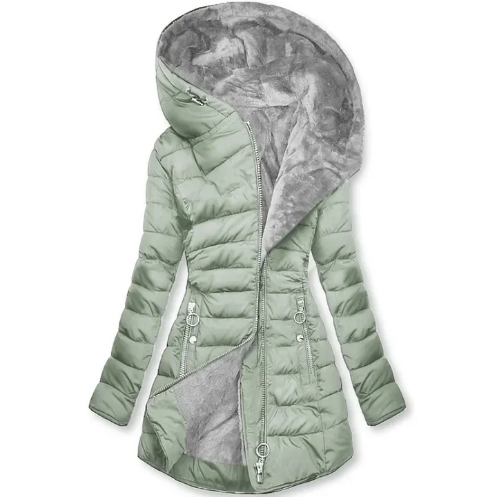 Manteau d'hiver pour femmes | Doublure en fourrure douce & Aspect élégant