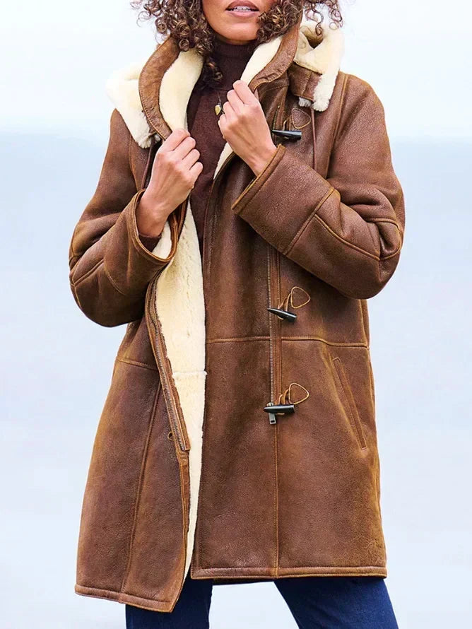 Manteau d'hiver pour femmes avec capuche | Chaud & Confortable