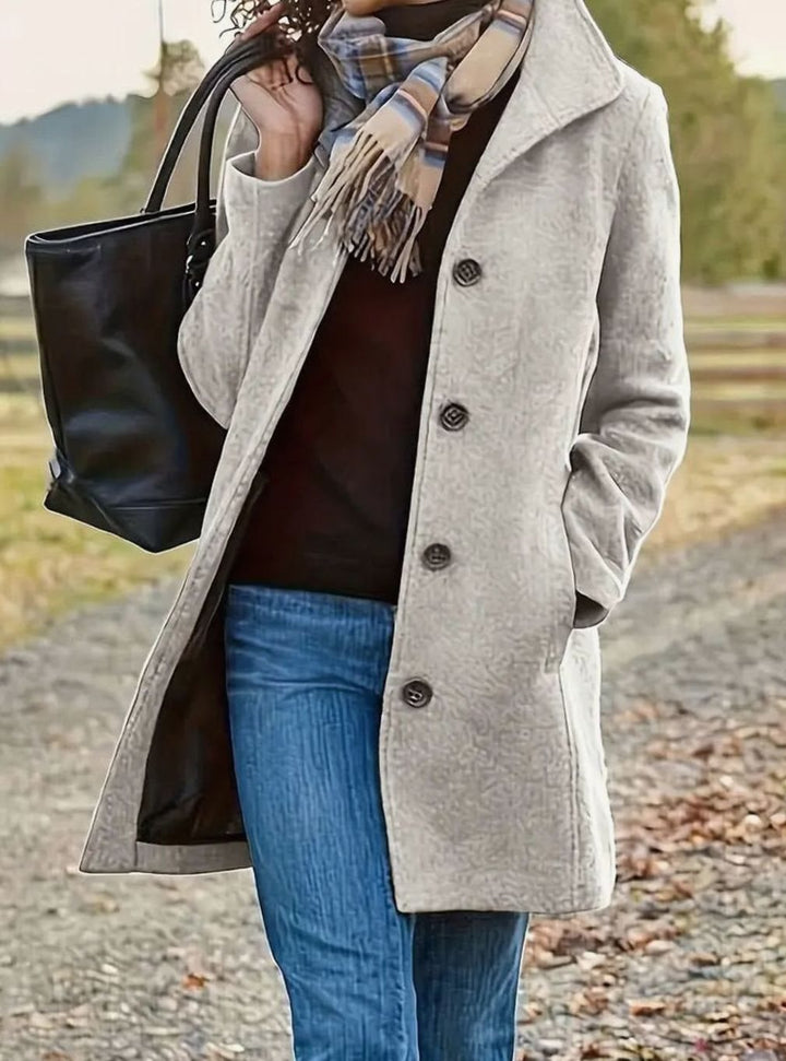 Manteau Femme | Coupe Slim & Boutonnage Classique