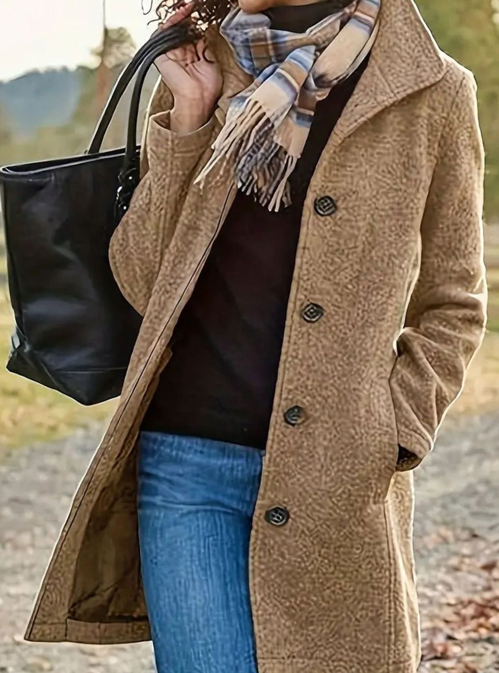 Manteau Femme | Coupe Slim & Boutonnage Classique