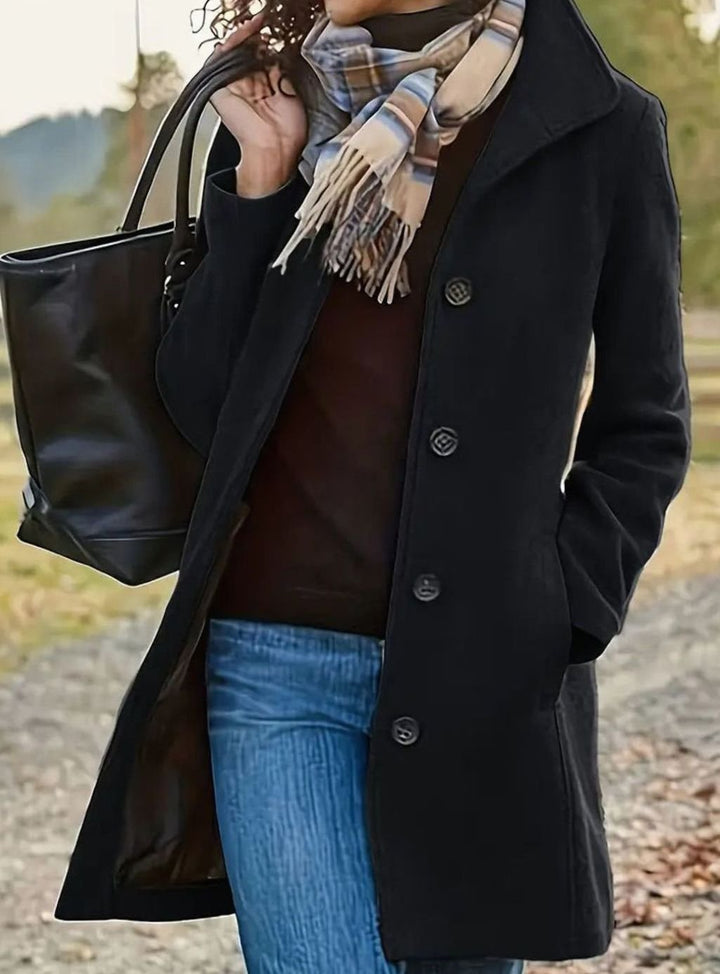 Manteau Femme | Coupe Slim & Boutonnage Classique