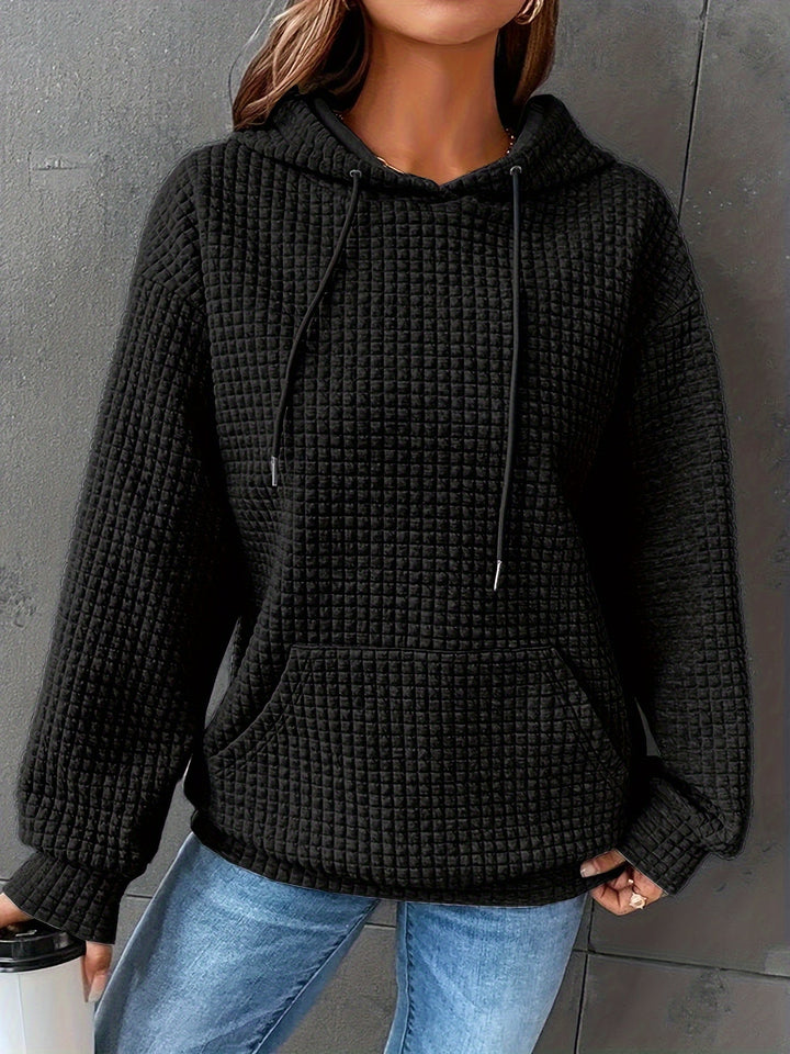 Sweat à capuche pour femme | Texture gaufrée & confort doux