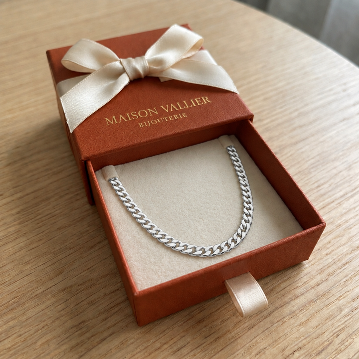 Collier cubain à gros maillons | Or