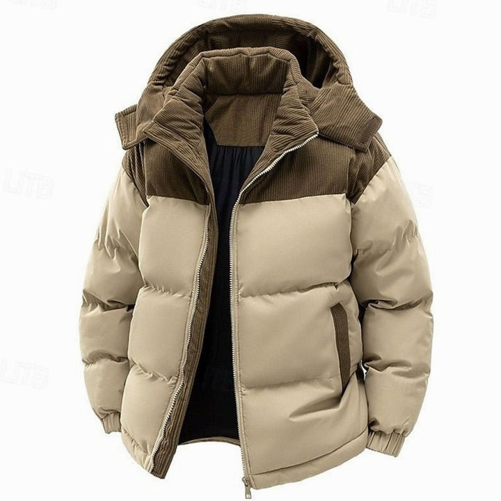 Veste matelassée femme | Bicolore avec capuche